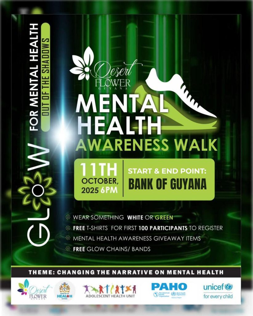 Glow for Mental Health – Out of the Shadows Awareness Walk 2025